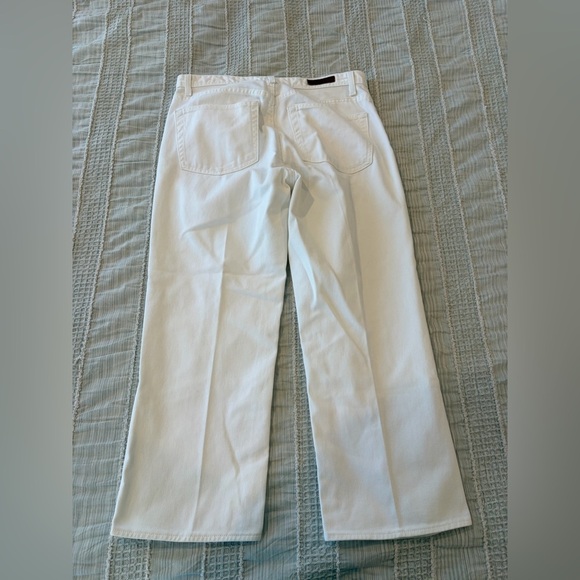 Vintage Polo Jeans Co Saturday Jean White Cropped Denim Women’s 12 / 31 - Picture 2 of 8